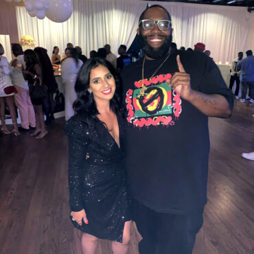 Killer Mike with Dina Marto in a photograph